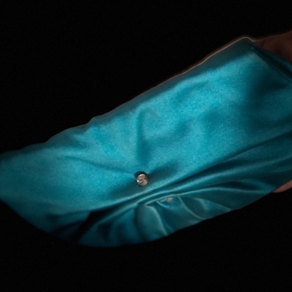 YSL silk evening clutch